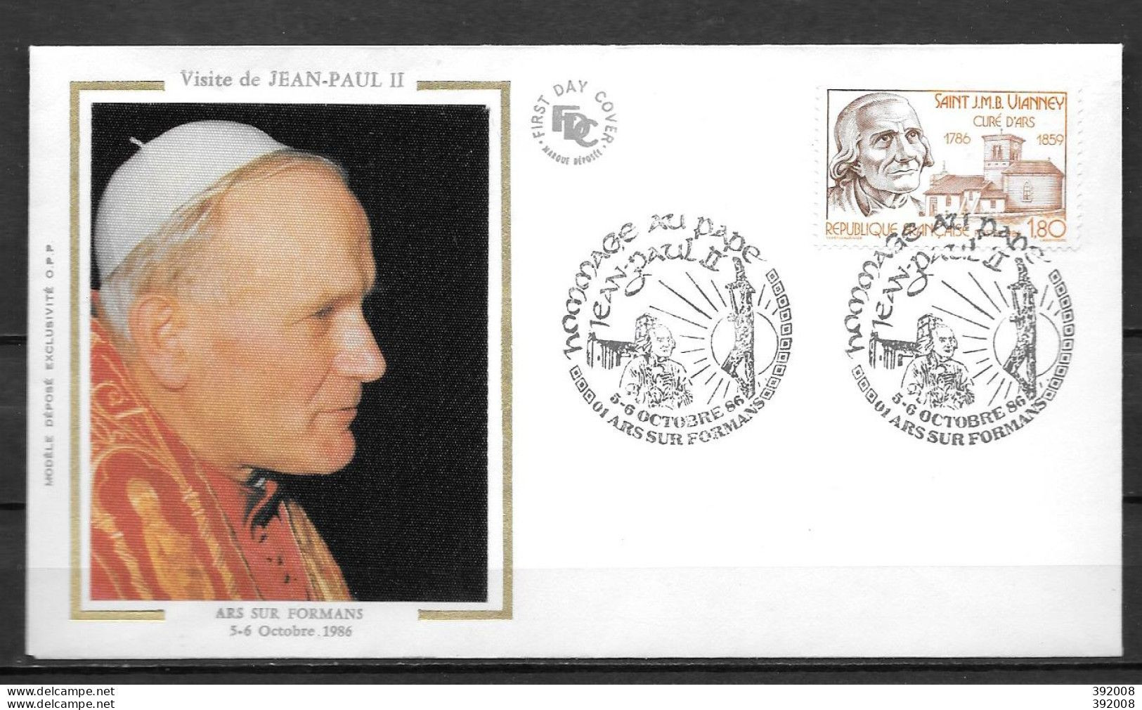ARS Sur FORMANS - Jean-Paul II  1986- 4 - Autres & Non Classés