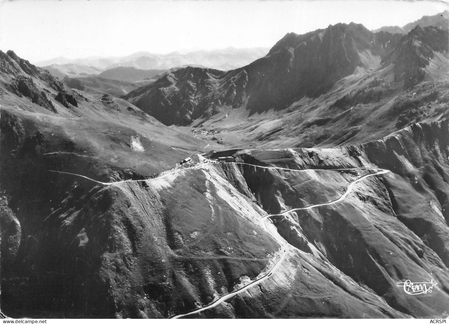 65 LUZ  Route Du Tourmalet  Montée De Barèges Vue Aérienne  N° 79 \MK3010 - Luz Saint Sauveur