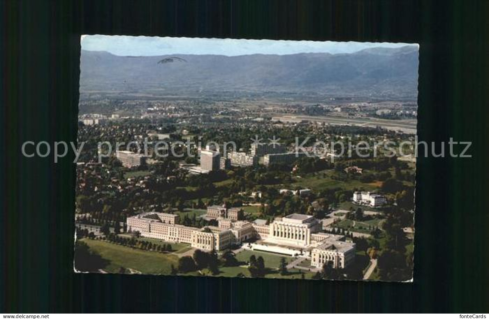 11920928 Geneve GE Palais Des Nations Vue Aerienne Geneve - Sonstige & Ohne Zuordnung