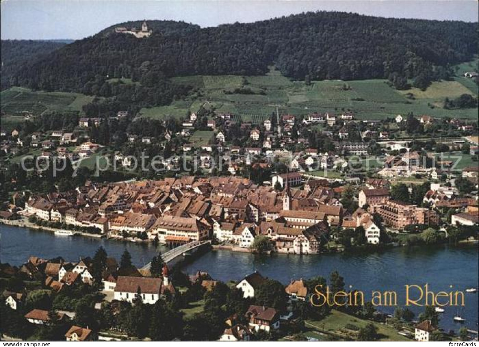 11920911 Stein Rhein Fliegeraufnahme Stein Am Rhein - Andere & Zonder Classificatie