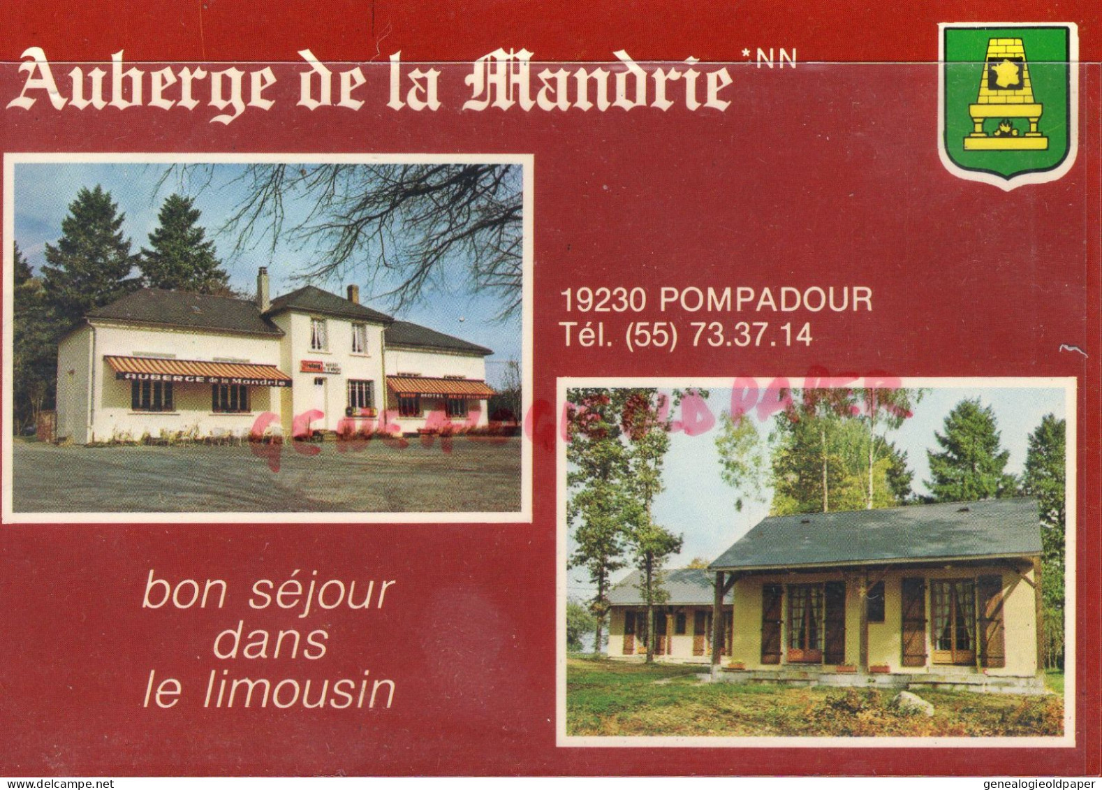 19- POMPADOUR- L' AUBERGE DE LA MANDRIE - Arnac Pompadour