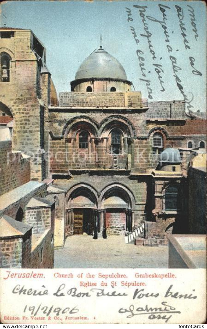 11920661 Jerusalem Yerushalayim Grabeskapelle  - Israël