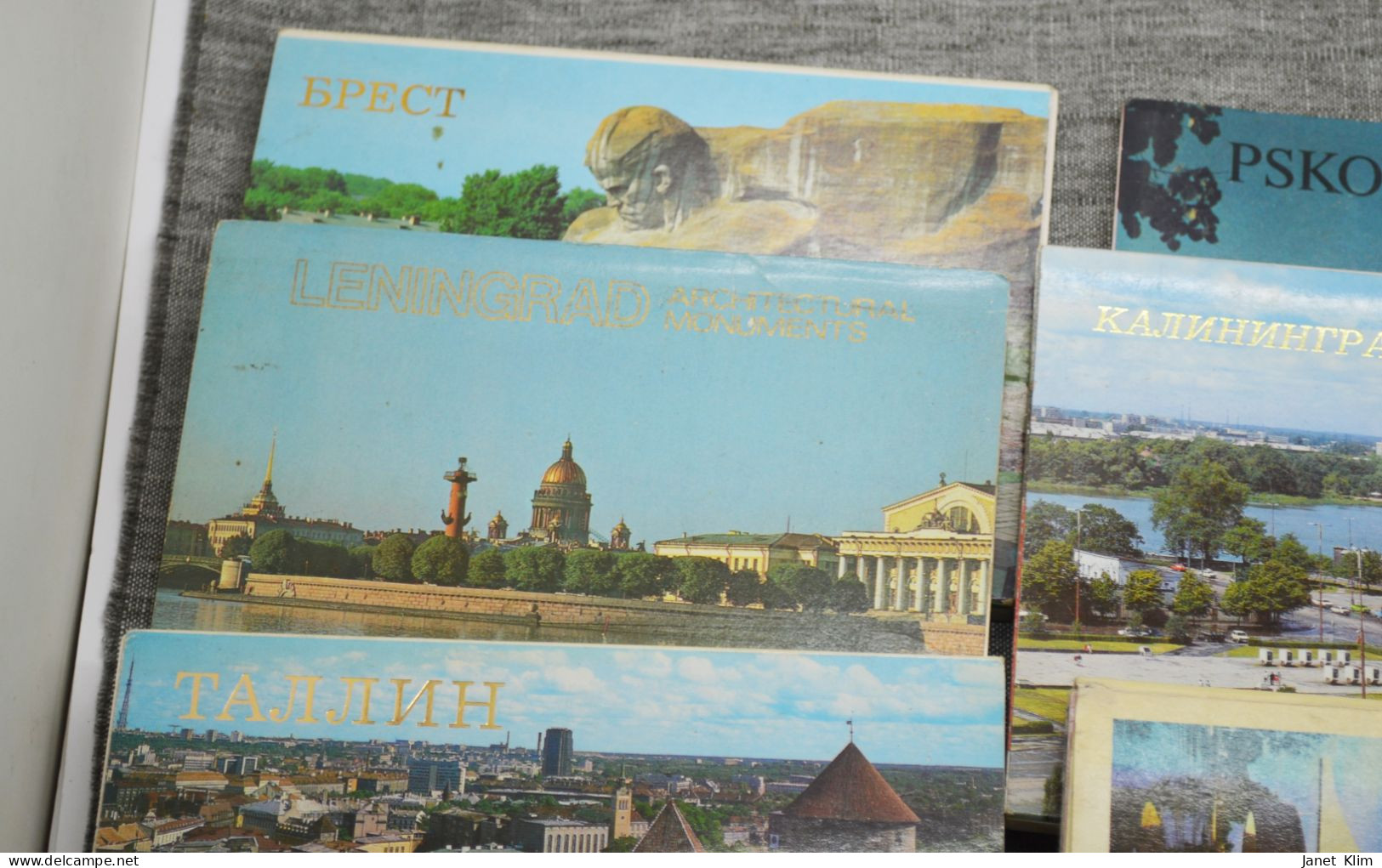 Vintage Ussr Large Lot Of Sets Of City Postcards - Albumes & Colecciones