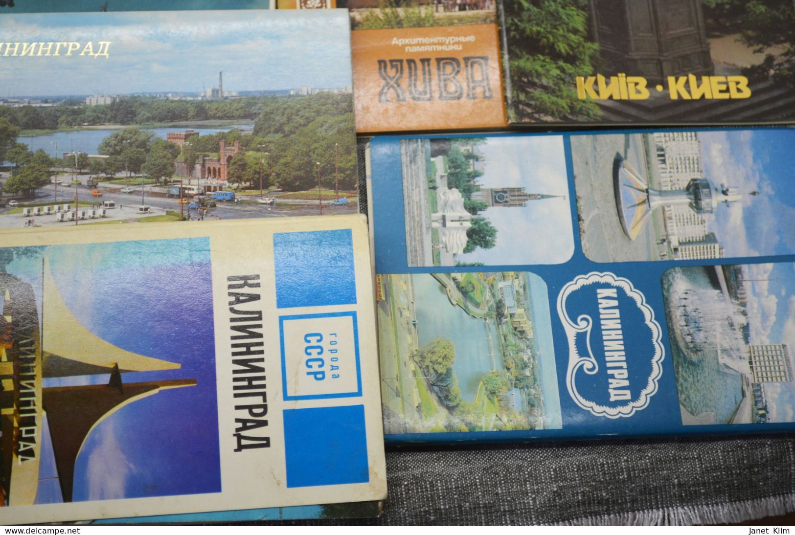 Vintage Ussr Large Lot Of Sets Of City Postcards - Alben & Sammlungen