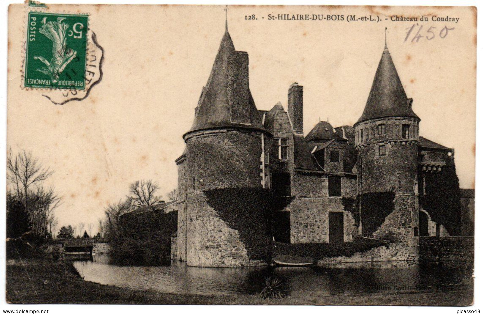 Maine Et Loire , St Hilaire Du Bois , Château Du Coudray - Autres & Non Classés