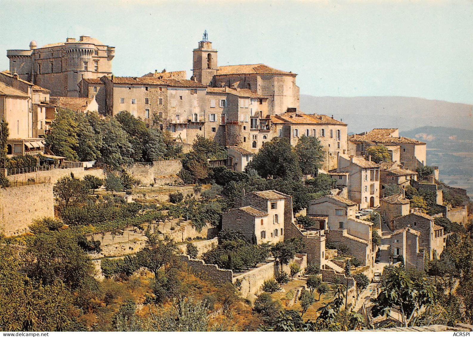 84 GORDES Vue Générale De La Ville Son Clocher Et Son Chateau Renaissance  N°52 \MK3014 - Gordes