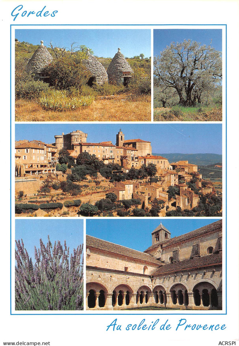 84 GORDES Multivue Les Bories Le Village Et L'abbaye N°66 \MK3014 - Gordes