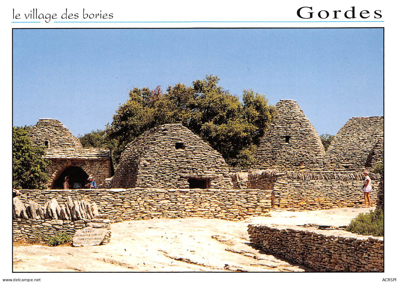 84 GORDES Village Des Bories Village Gaulois  N°69 \MK3014 - Gordes