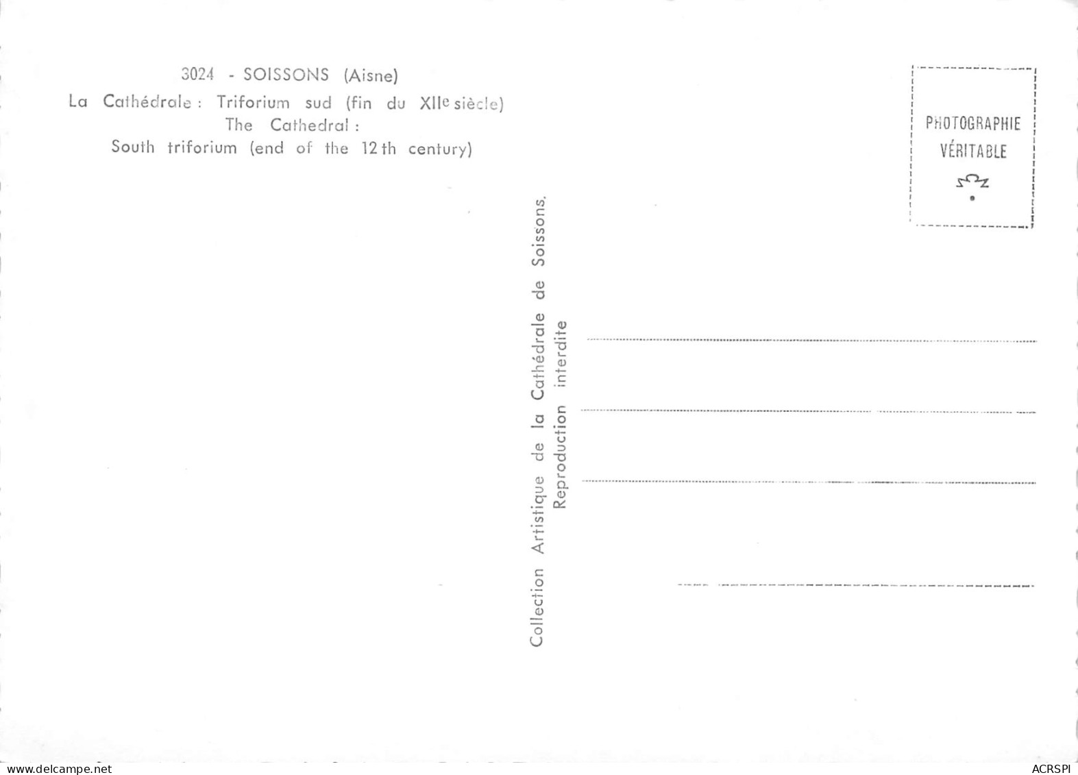 02 SOISSONS La Cathédrale Le Triforium Sud  N°81 \MK3014 - Soissons