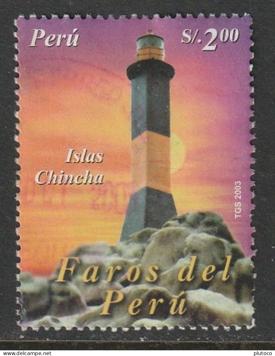 PERÚ, USED STAMP, OBLITERÉ, SELLO USADO - Perú