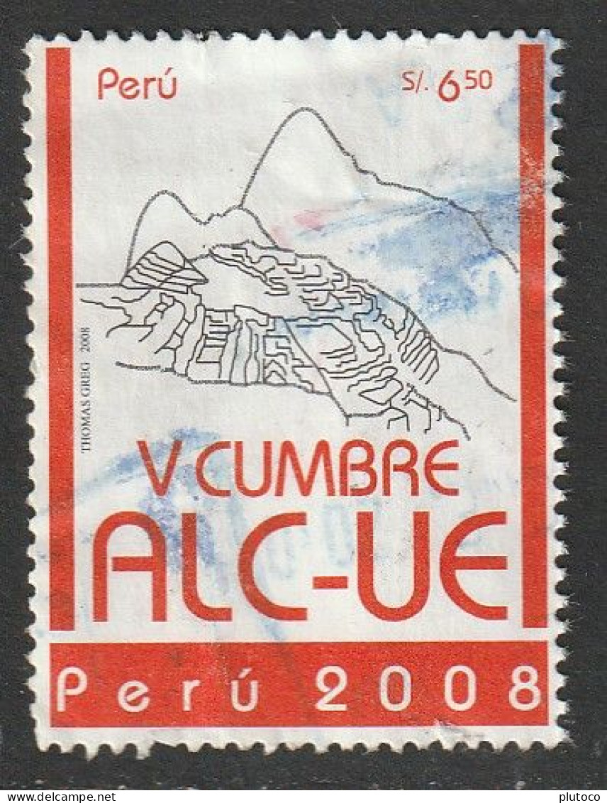 PERÚ, USED STAMP, OBLITERÉ, SELLO USADO - Pérou