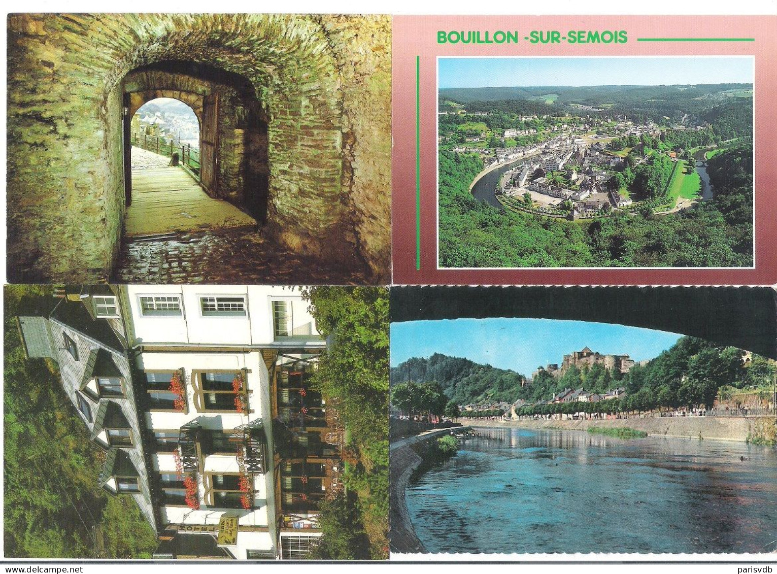 BOUILLON - 4 POSTKAARTEN    (14.274) - Bouillon