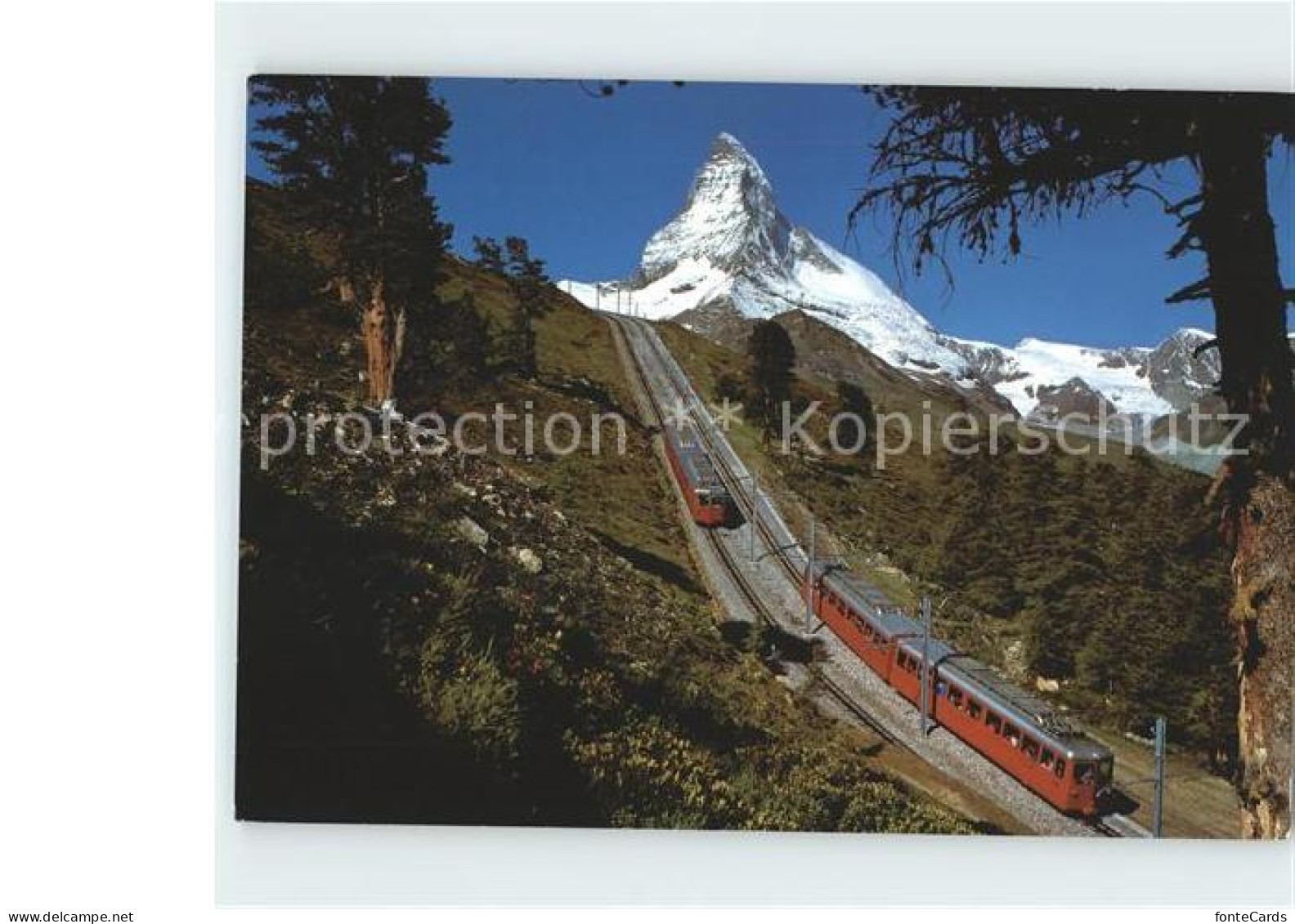 11920173 Matterhorn VS Gornergratbahn Riffelalp Zermatt Matterhorn VS - Autres & Non Classés