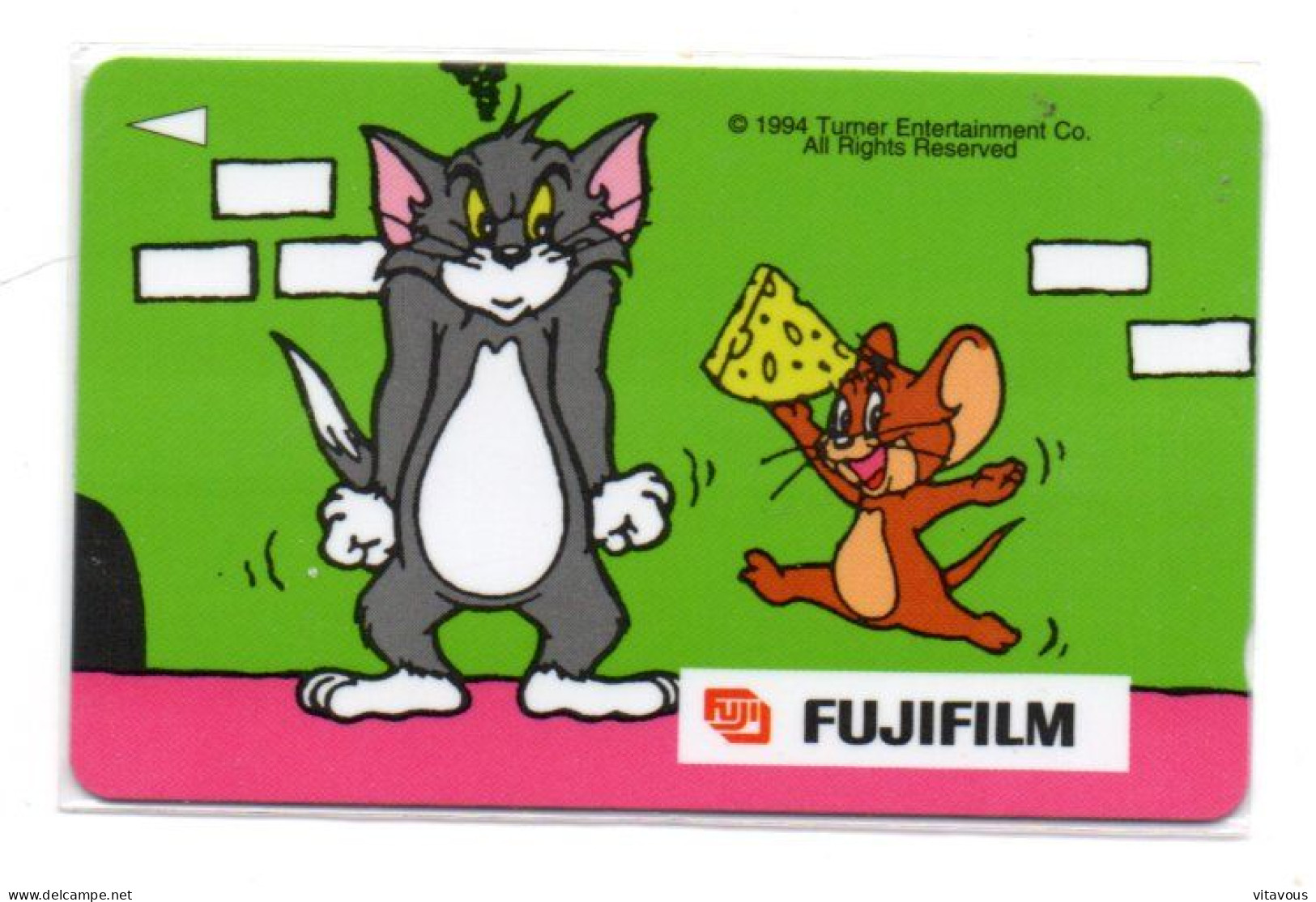 TOM ET JERRY Disney  Film Movie BD  Télécarte SINGAPOUR  Fujifilm Phonecard Telefonkarte   (K 293) - Singapur