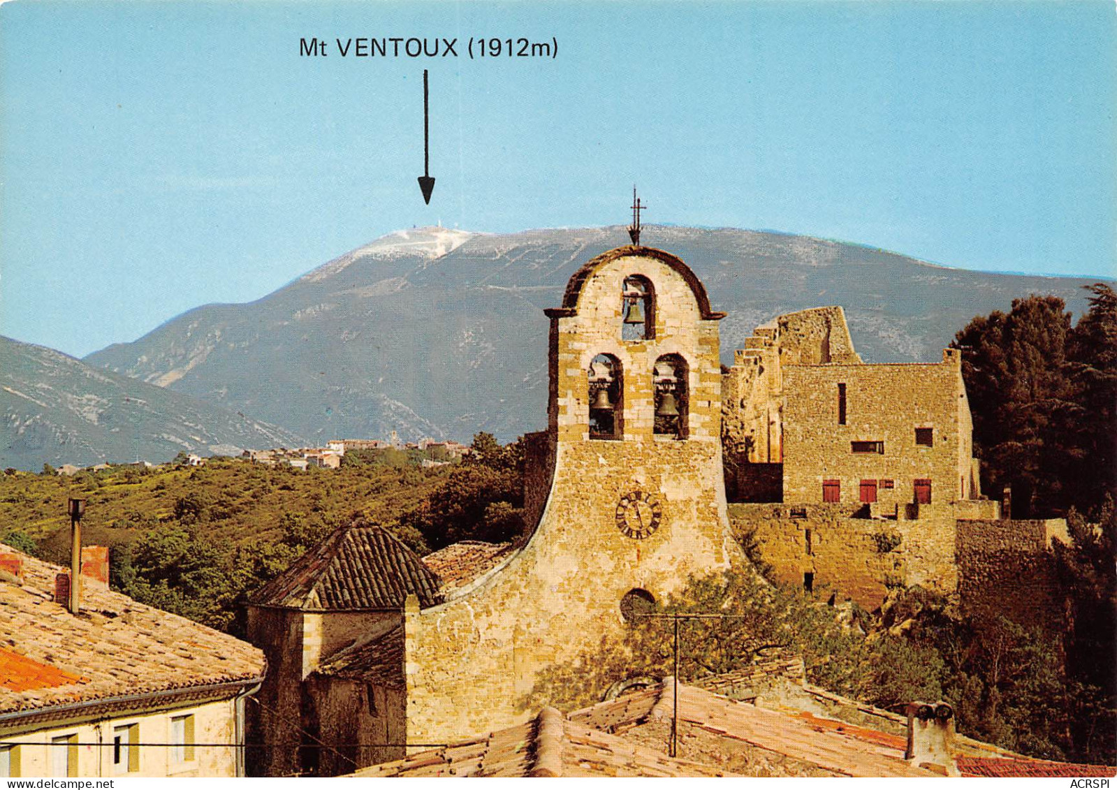 84 PUYMERAS Le Clocher De L'église Près De Vaison La Romaine Et Le Mont Ventoux  N° 84 \MK3018 - Vaison La Romaine