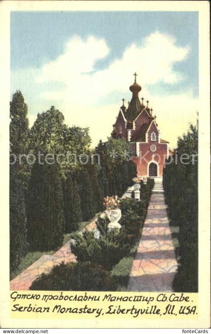 11919778 Libertyville_Illinois Serbian Monastery  - Andere & Zonder Classificatie