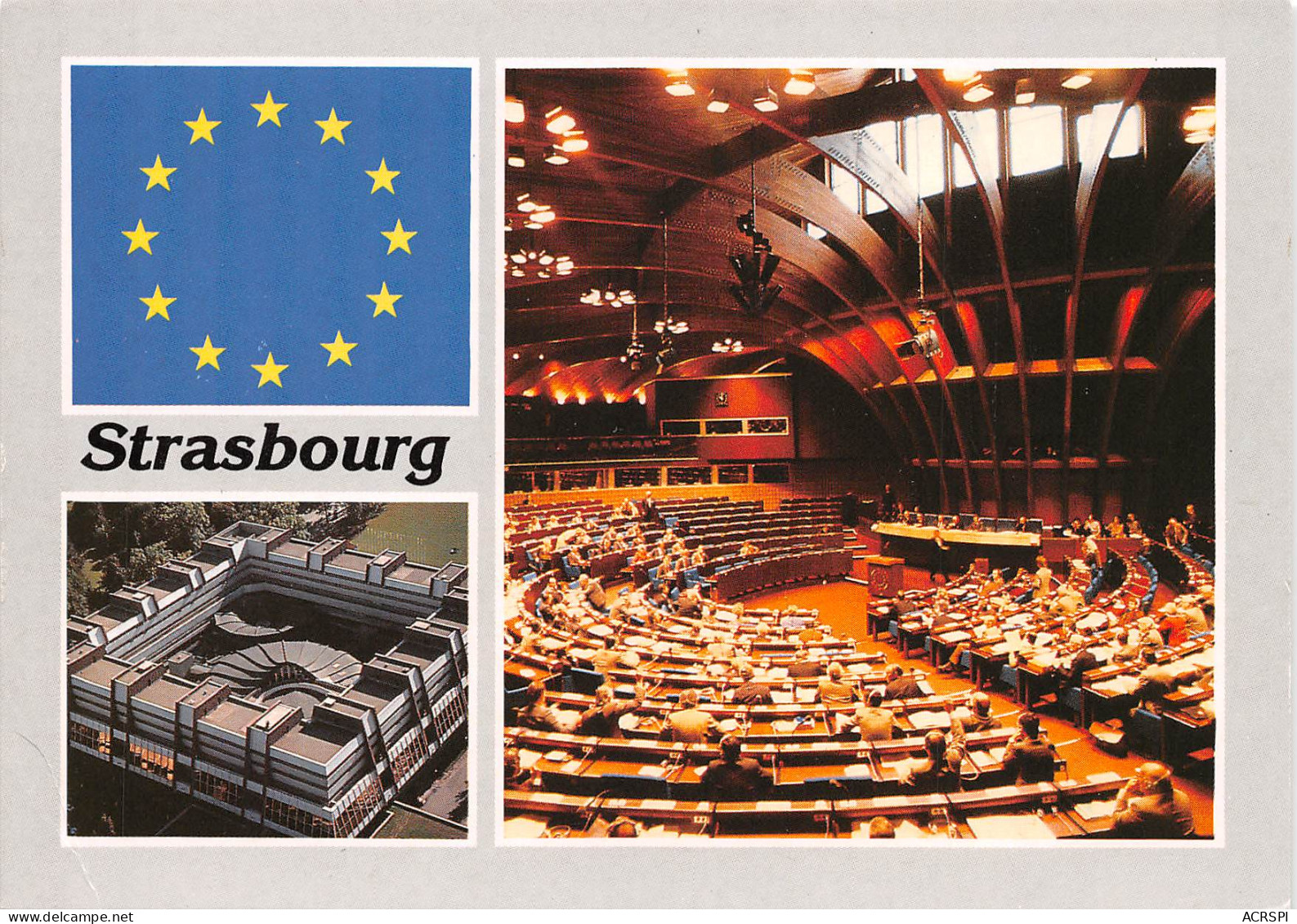 STRASBOURG Sitz Des Europarats Das Europahaus Europapalast  Le Palais De L'Europe Salle De Conférences  N°152 \MK3021 - Strasbourg