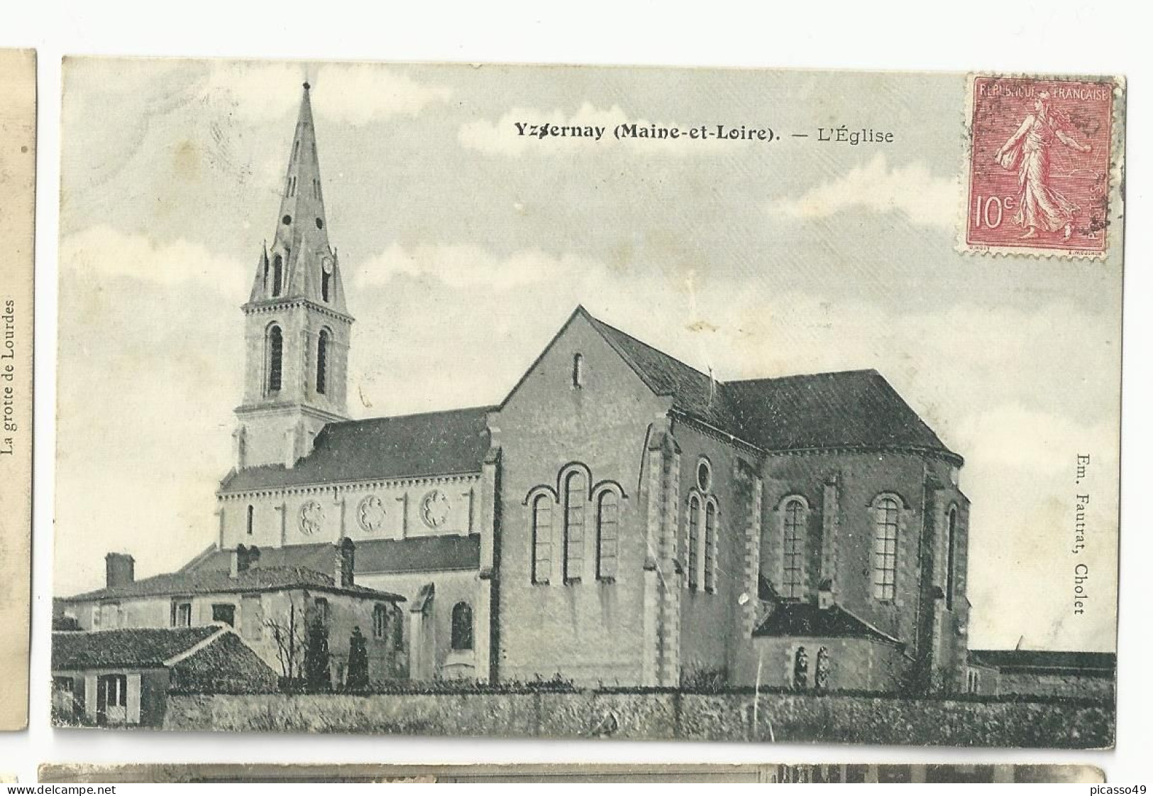 Maine Et Loire , Ysernay , L'église - Sonstige & Ohne Zuordnung