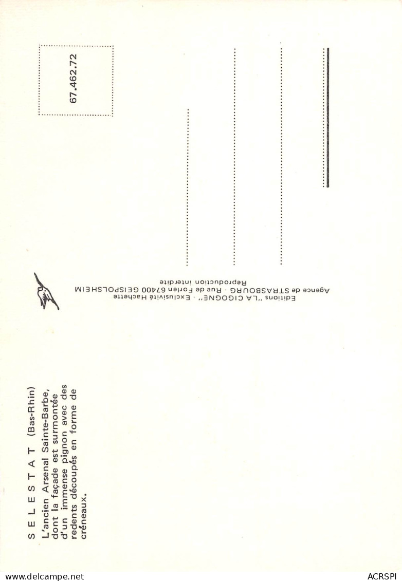 67 SELESTAT  Ancien Arsenal Sainte Barbe  N° 42 \MK3022 - Selestat