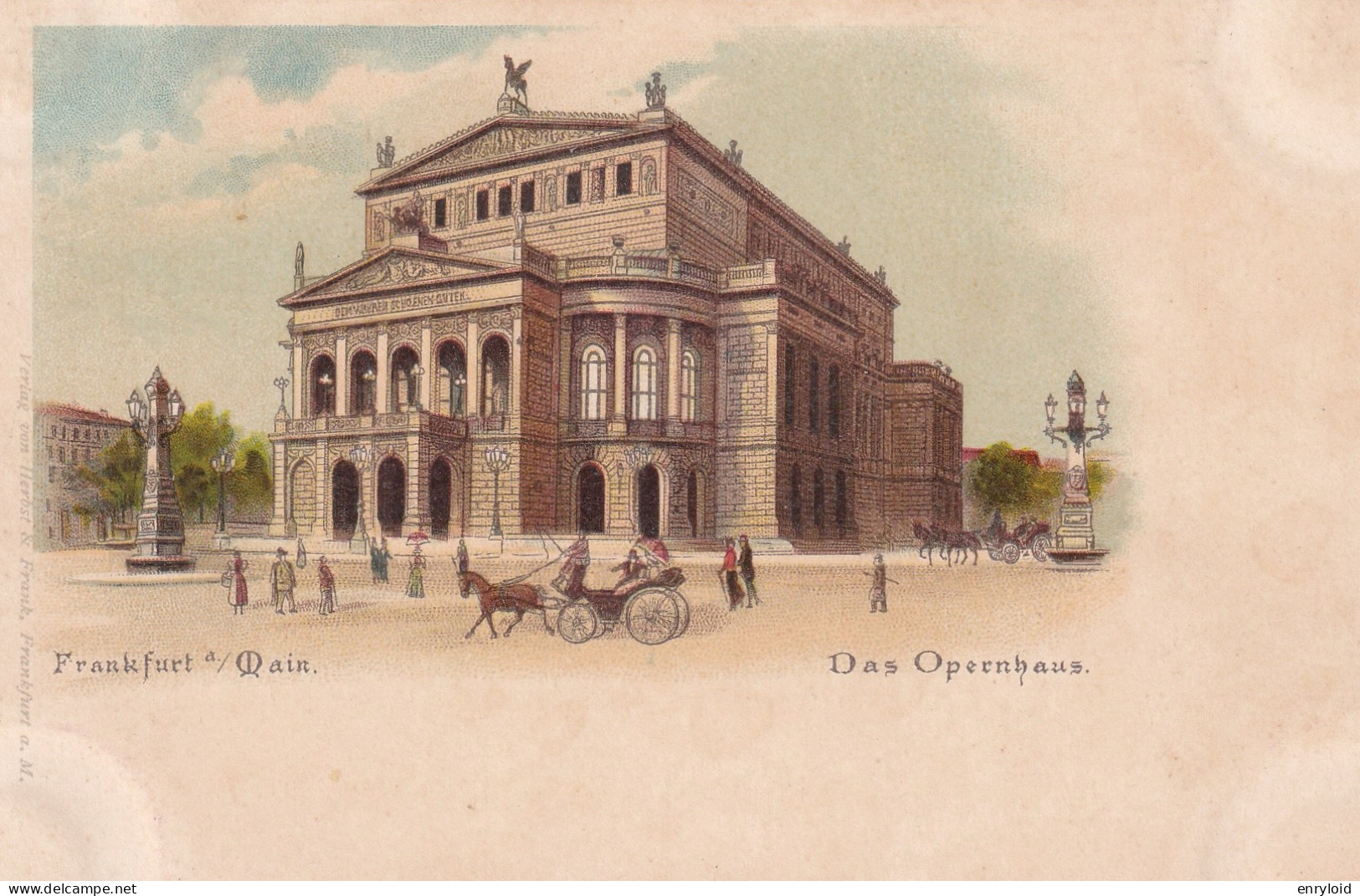 Frankfurt A/Main Das Opernhaus. - Frankfurt A. Main