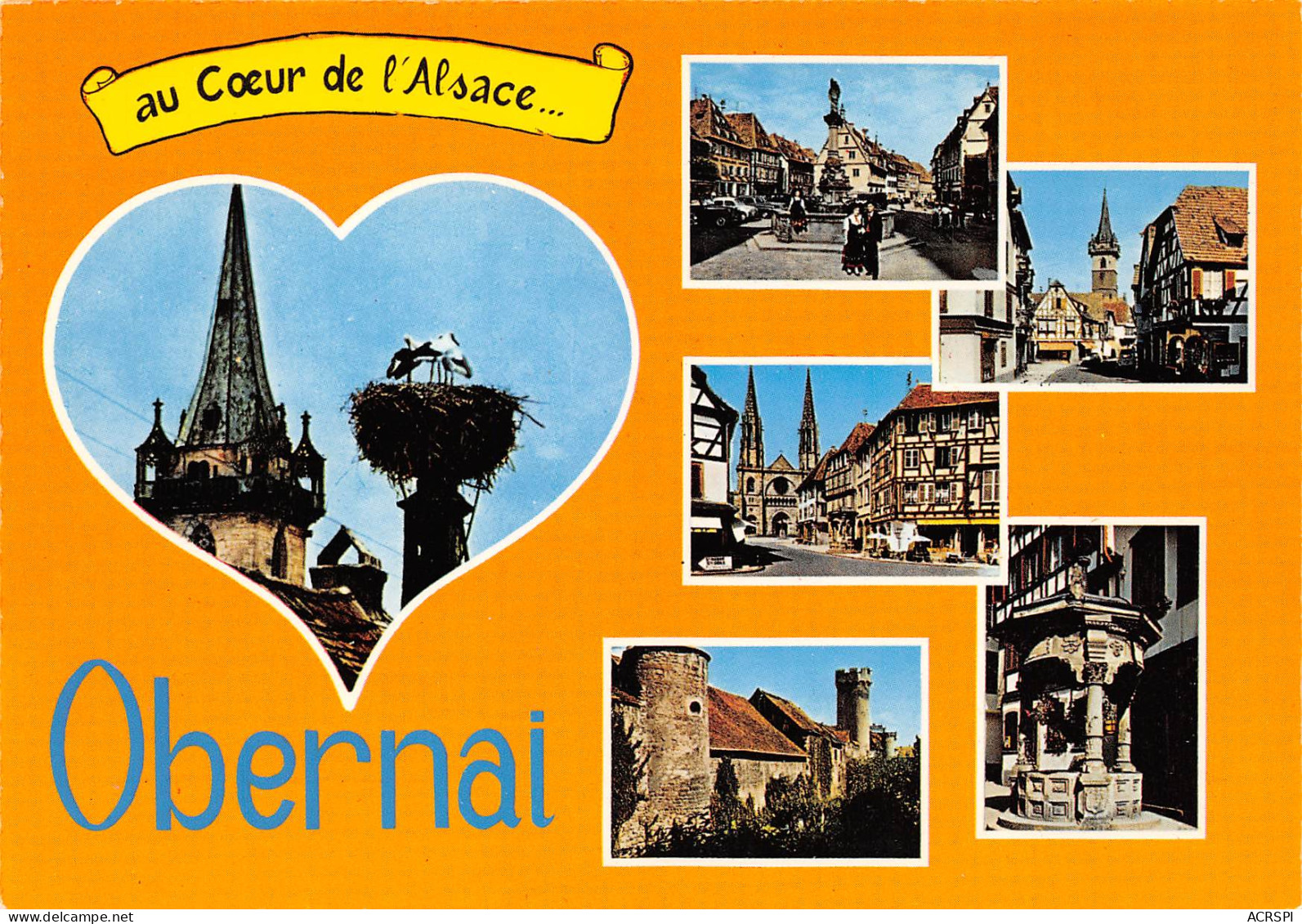 67  OBERNAI  Multivue Souvenir Du Coeur De L'Alsace   N° 115 \MK3022 - Obernai