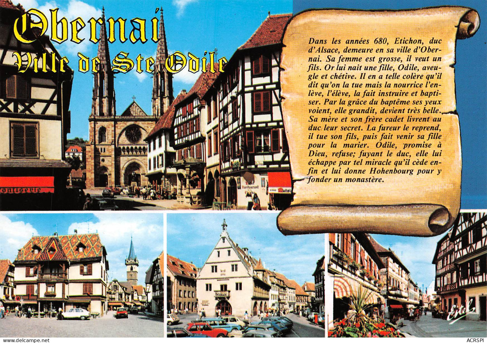 67  OBERNAI  Multivue Et Historique De La Ville  N° 126 \MK3022 - Obernai