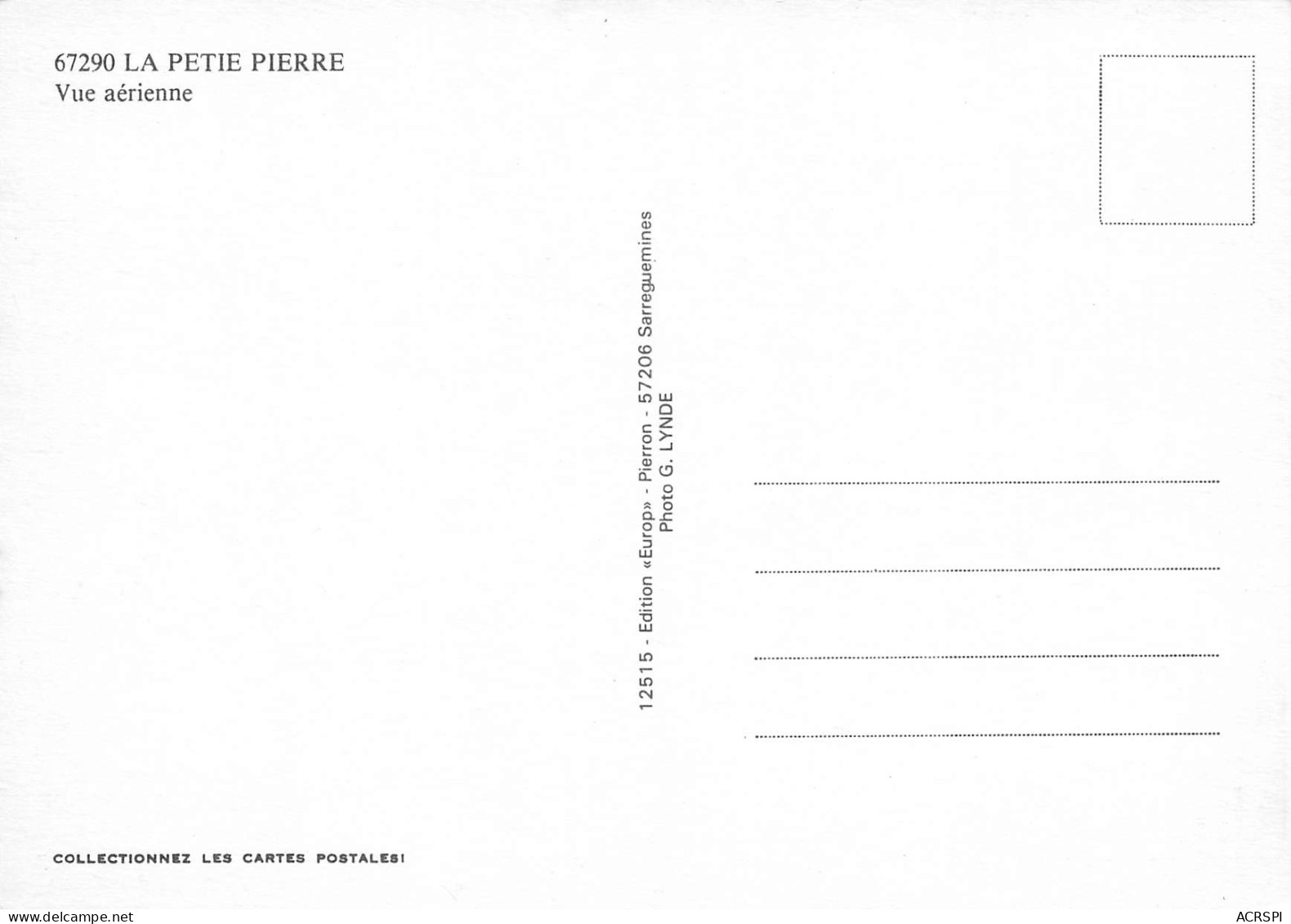 67   LA PETITE PIERRE Vue Aérienne Générale  N° 41 \MK3023 - La Petite Pierre