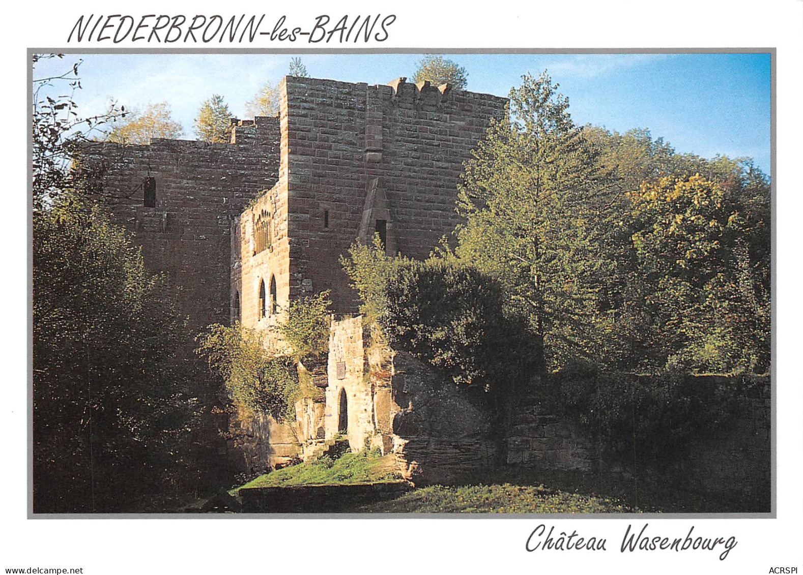67  Niederbronn-les-Bains  Le Chateau Wasenbourg  N° 46 \MK3023 - Niederbronn Les Bains