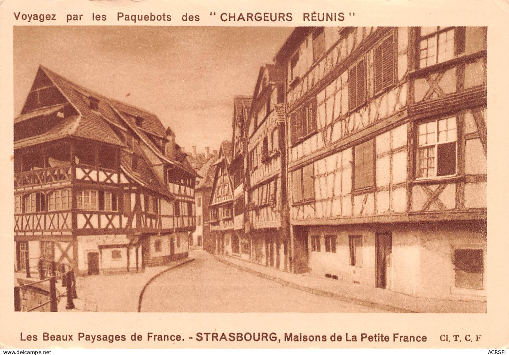 67  STRASBOURG Maisons De La Petite France Chargeurs Réunis PUB Cognac OTARD  N° 95 \MK3023 - Strasbourg