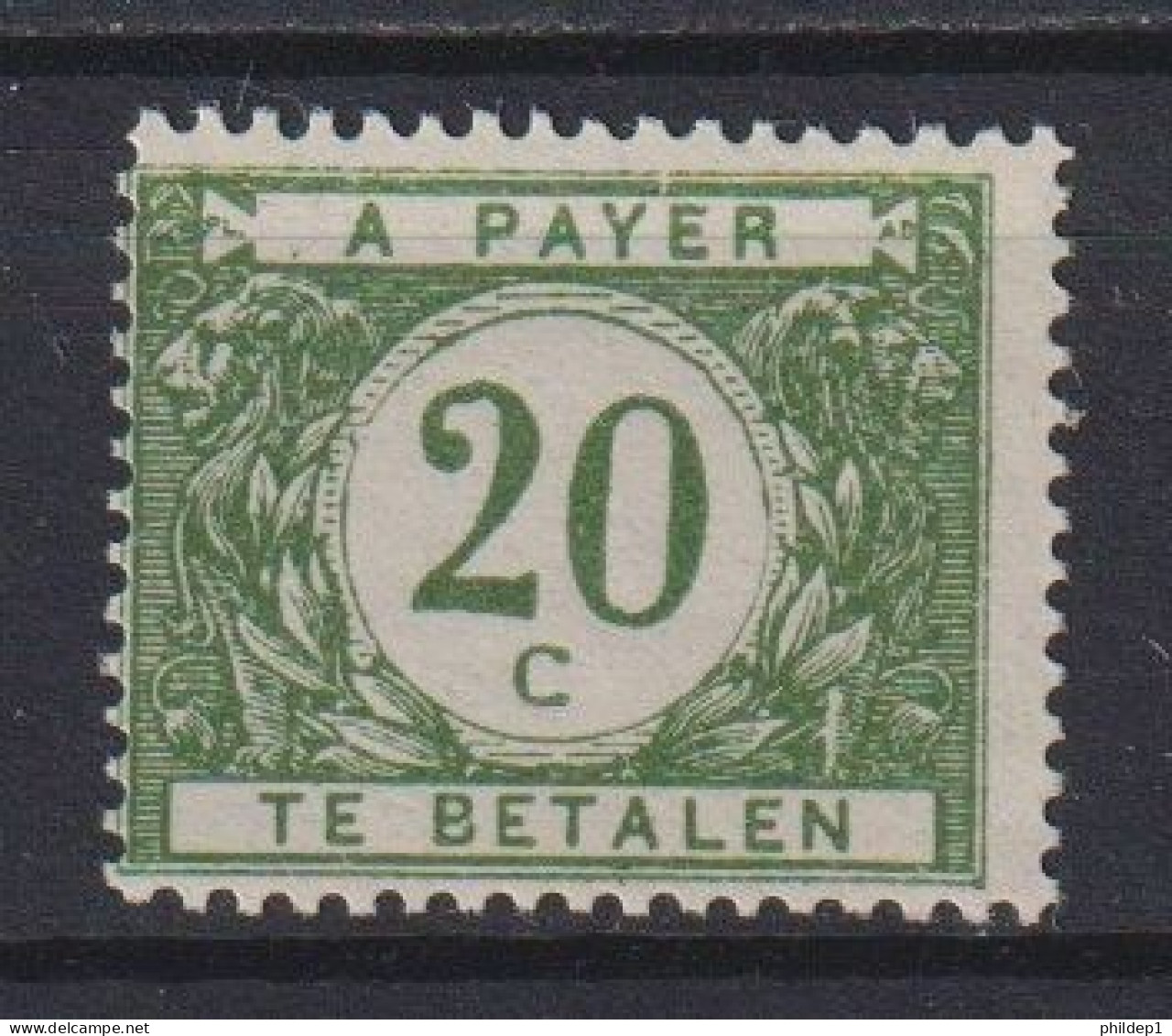 Belgique: COB N° TX28A **, MNH, Neuf(s). TTB !!! (voir Les Scans !!!) Dentelé 14 1/2 X 15 - Postzegels