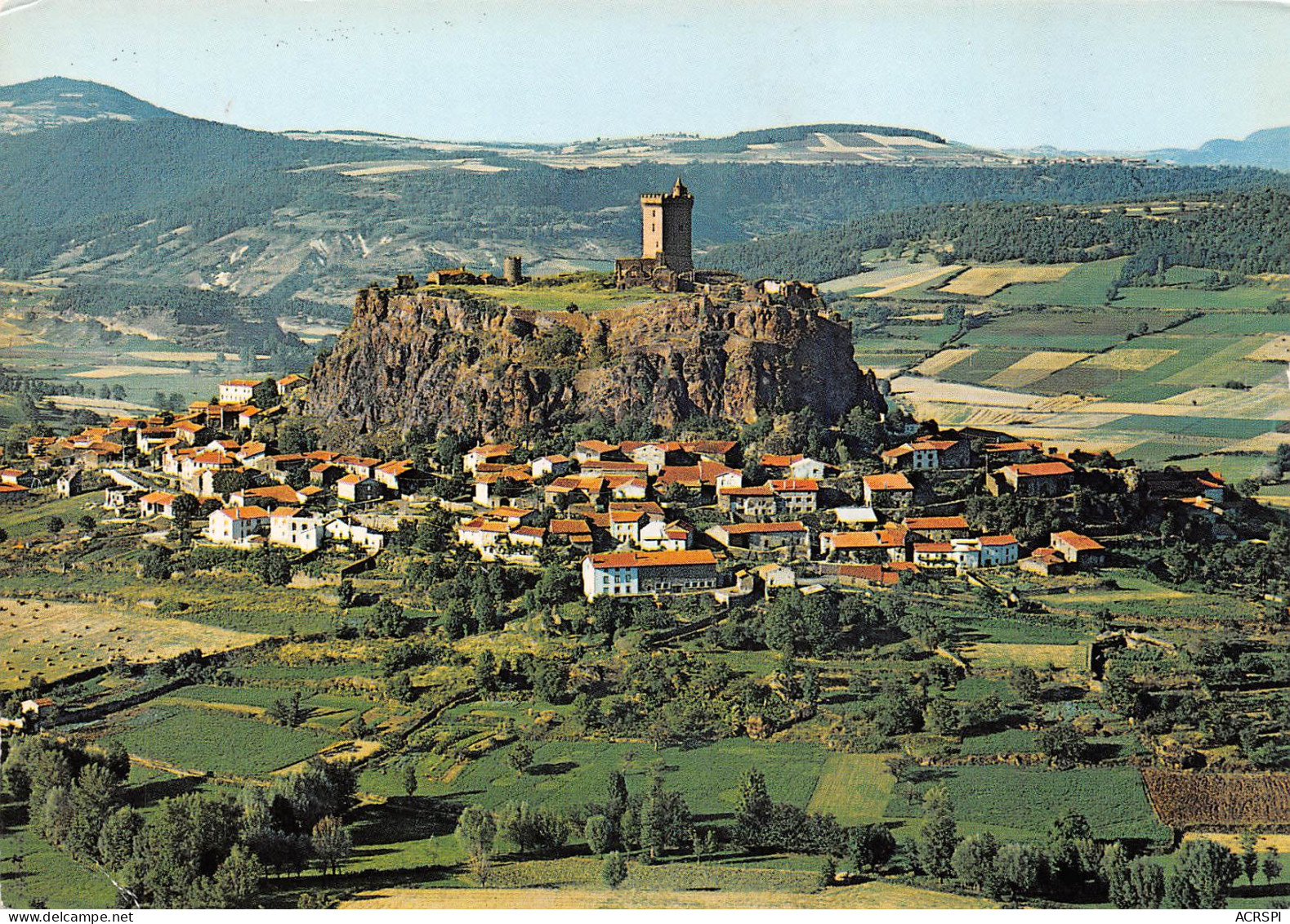 43  POLIGNAC  Le Chateau Et Le Village Vue Générale  N° 10 \MK3025 - Le Puy En Velay