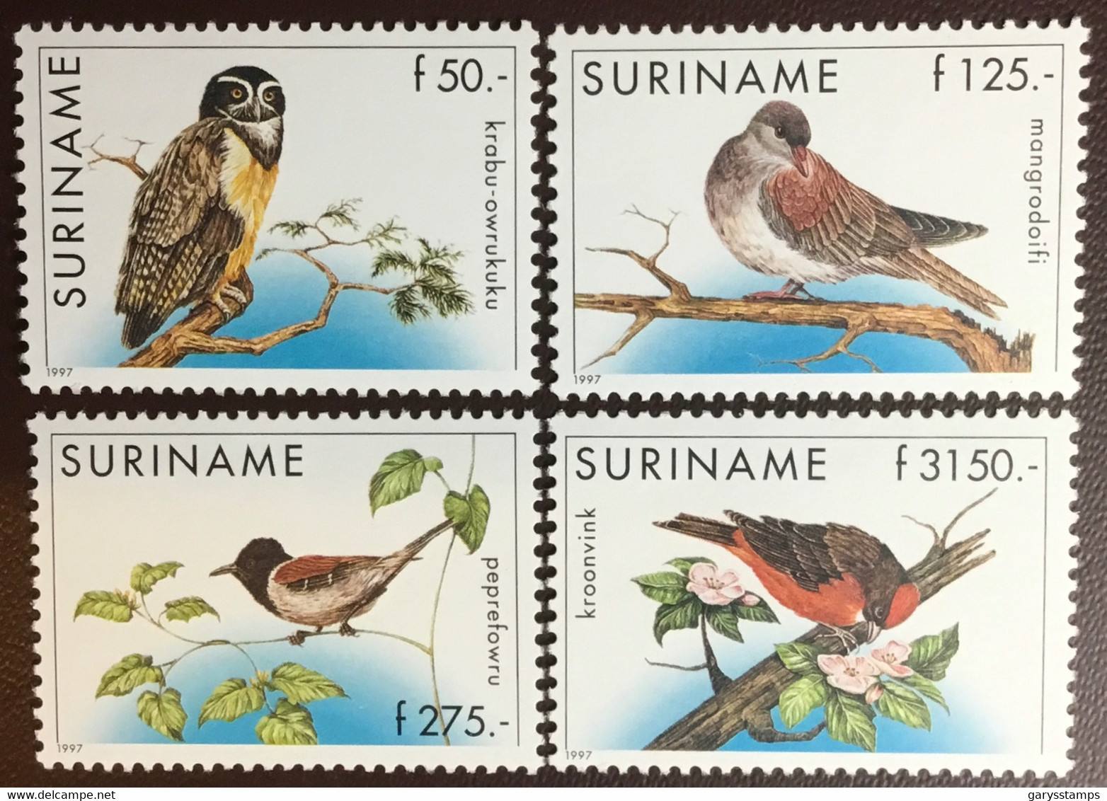 Surinam Suriname 1997 Birds MNH - Autres & Non Classés