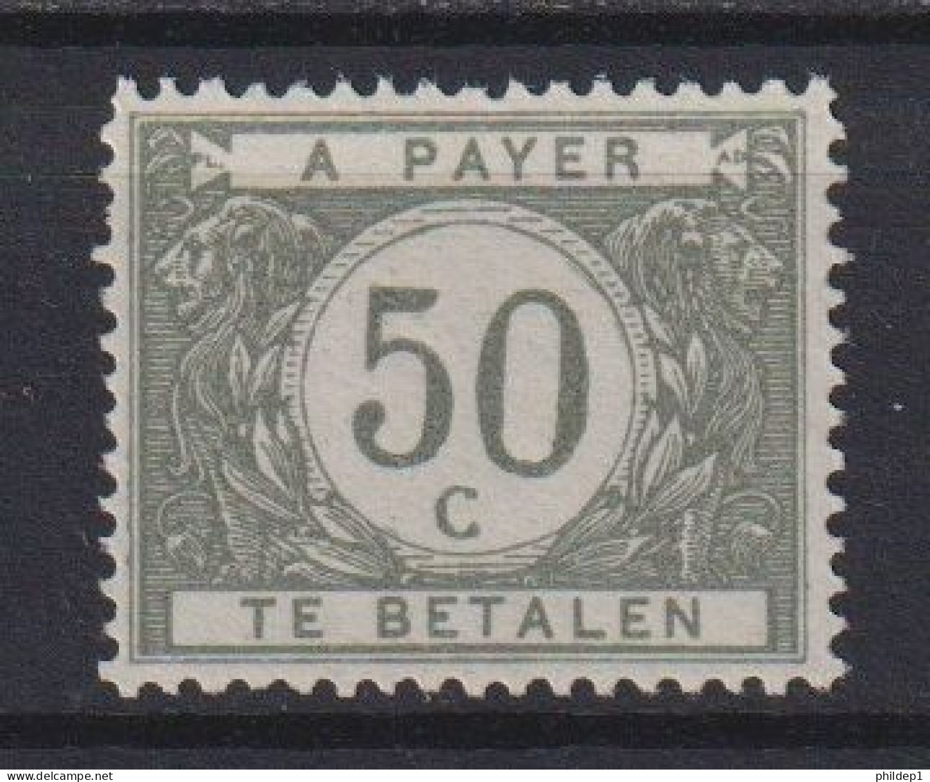 Belgique: COB N° TX31A **, MNH, Neuf(s). TTB !!! (voir Les Scans !!!) Dentelé 14 1/2 X 15 - Briefmarken