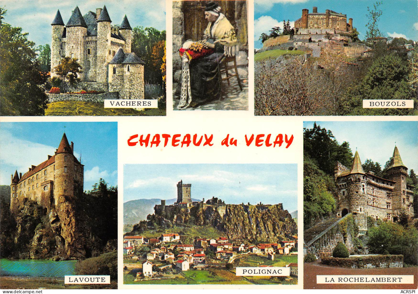43  Chateaux Du Velay Vachere Bouzols Lavoute Polignac   N° 92 \MK3025 - Le Puy En Velay