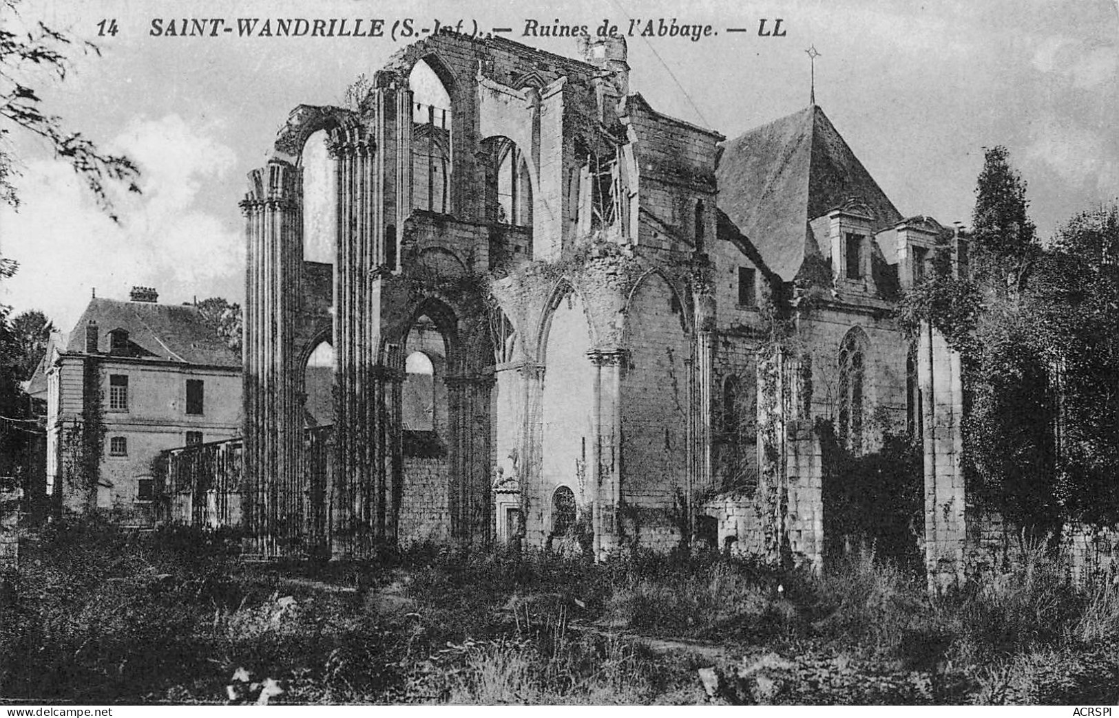 76 Abbaye De Saint Wandrille  Les Ruines   N° 3 \MK3026 - Saint-Wandrille-Rançon