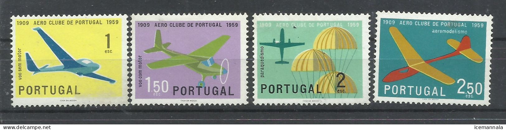 PORTUGAL  YVERT   864/67  MNH  ** - Flugzeuge
