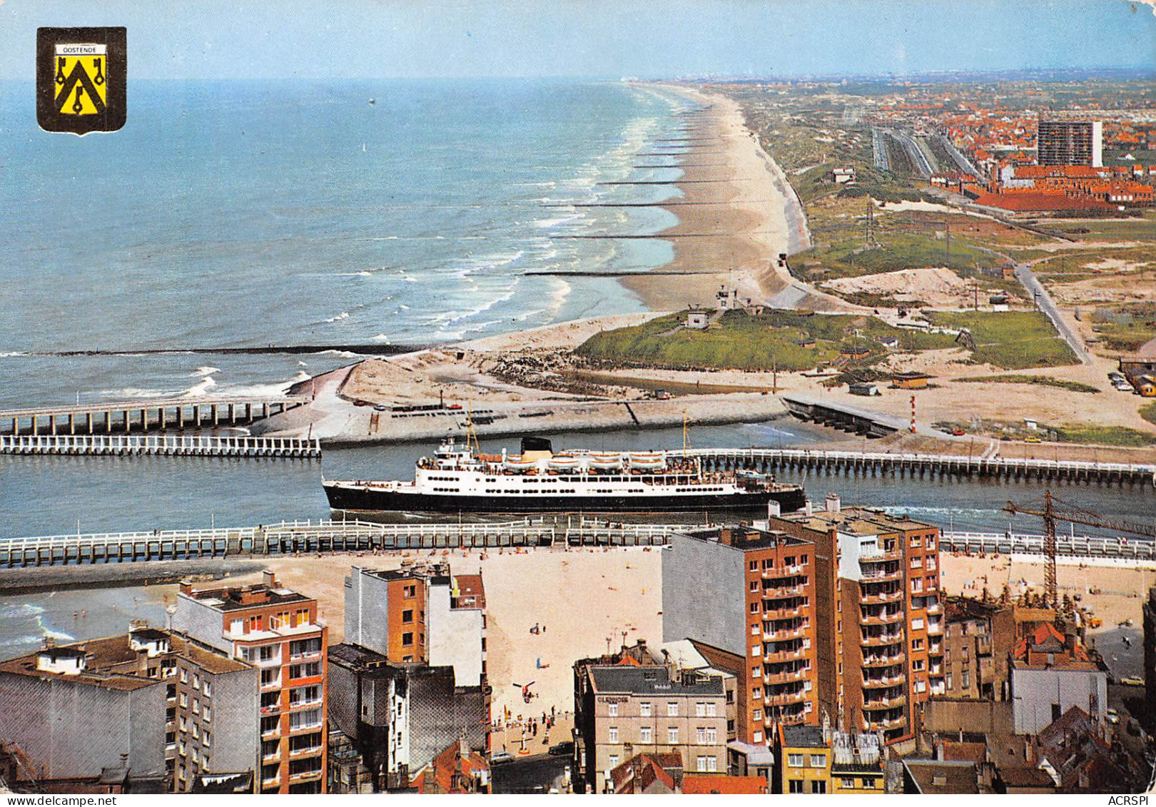 Oostende Ostende Panorama Algemeen Beeld Lijnboot Passagiersschip  N° 72 \MK3026 - Oostende