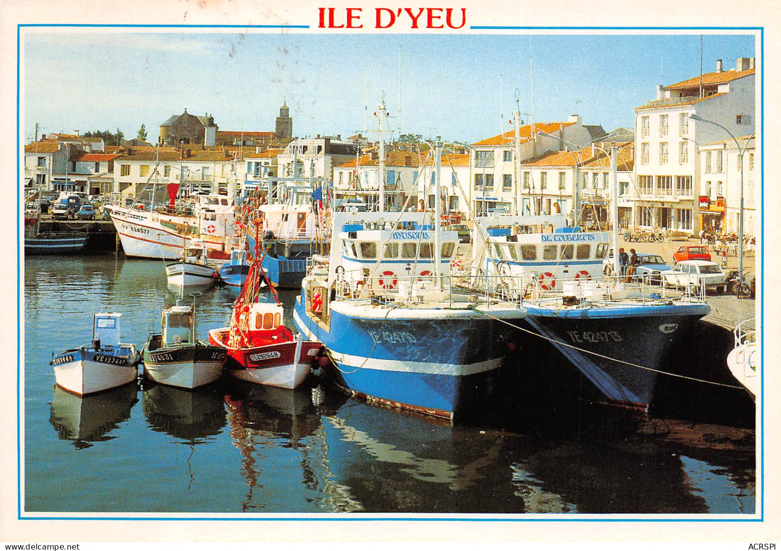 85  Île D'Yeu Port Joinville Port De Pêche Bateaux Myosotis Et De Coubertin   N° 72  \MK3027 - Ile D'Yeu