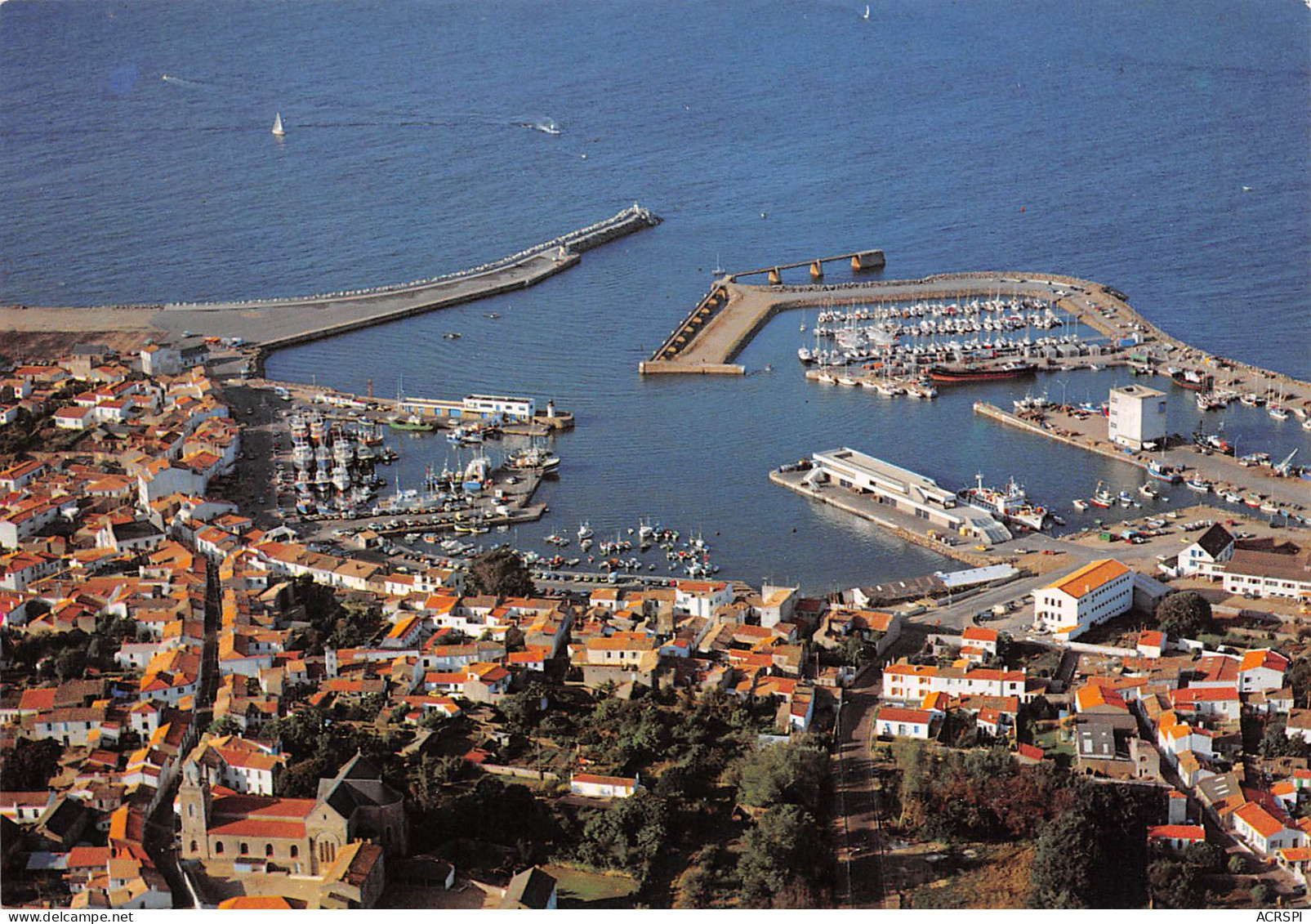 85  Île D'Yeu Port Joinville Gare Maritime  Pêche Vue Du Ciel   N° 77  \MK3027 - Ile D'Yeu