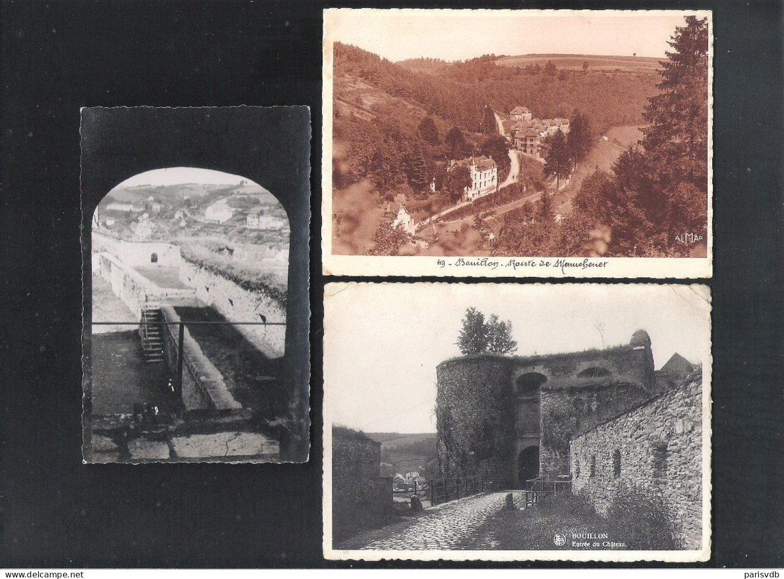 BOUILLON - 3 POSTKAARTEN    (14.287) - Bouillon