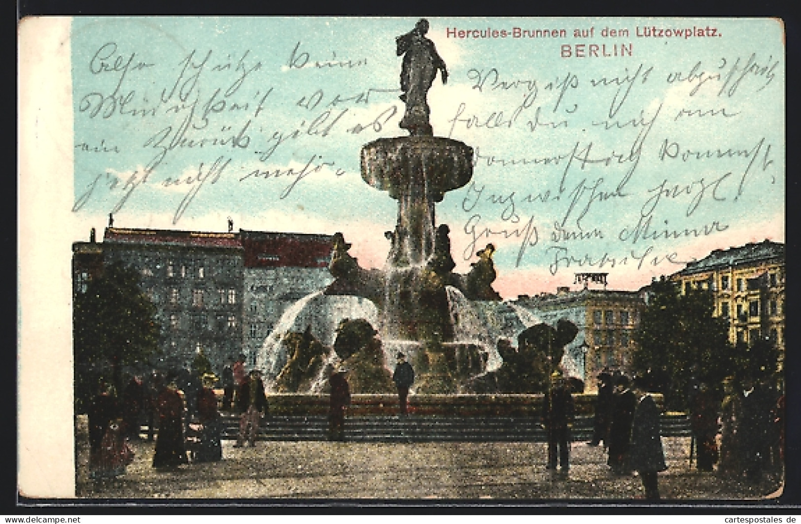 AK Berlin-Tiergarten, Hercules-Brunnen Auf Dem Lützowplatz  - Tiergarten