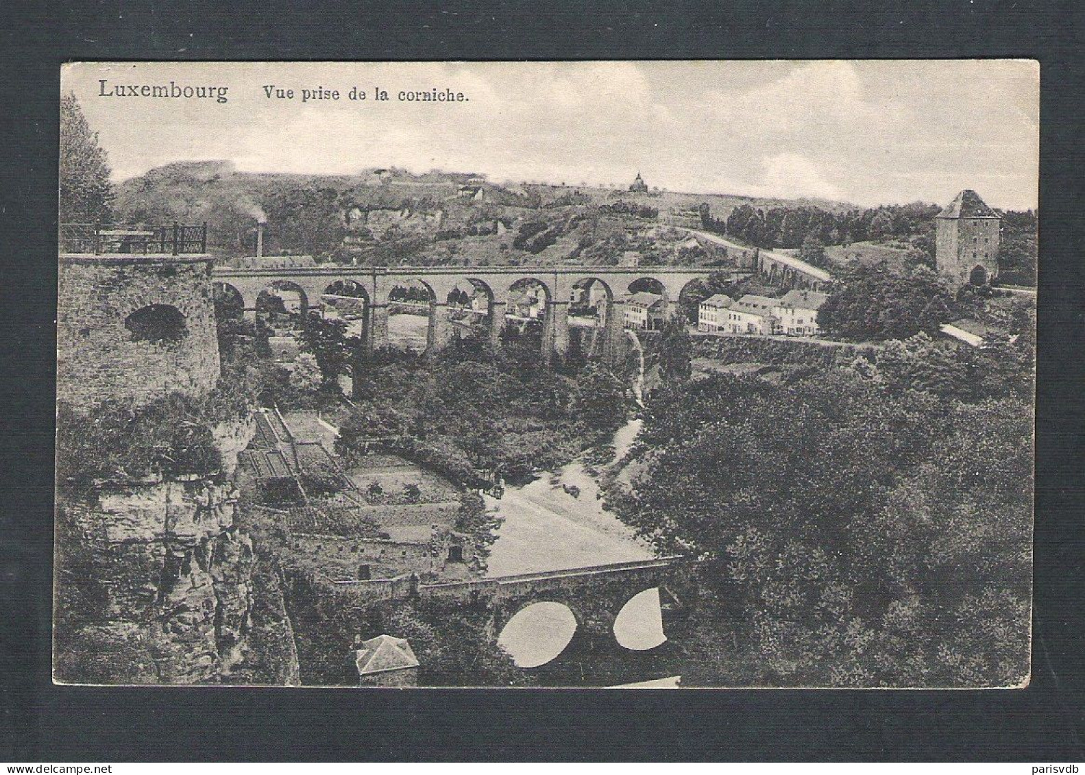 LUXEMBOURG - VUE PRISE DE LA CORNICHE - 1921  (14.289) - Luxemburg - Stadt