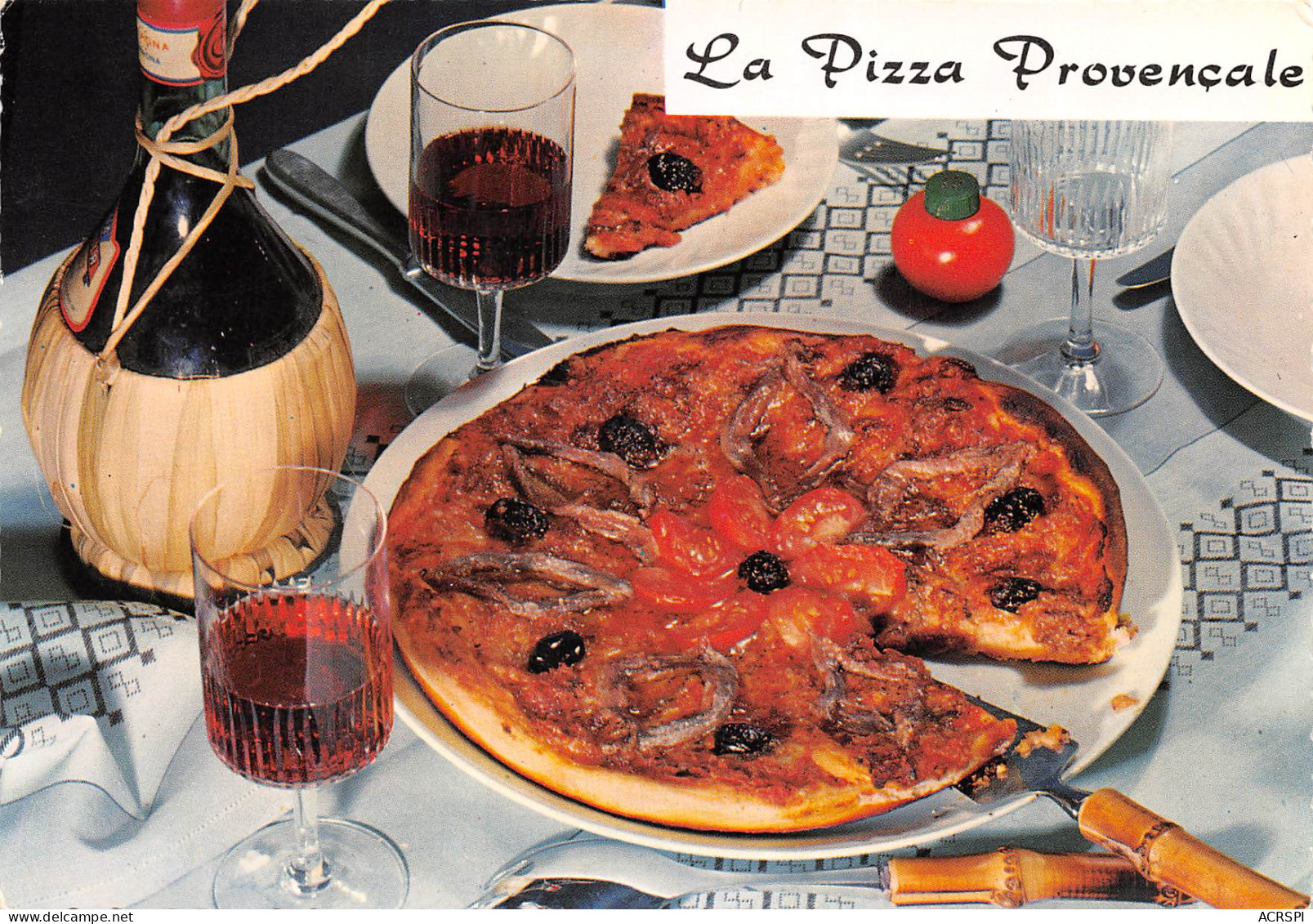 PIZZA Provencale  De NICE  Recette  N° 1 \MK3029 - Recipes (cooking)