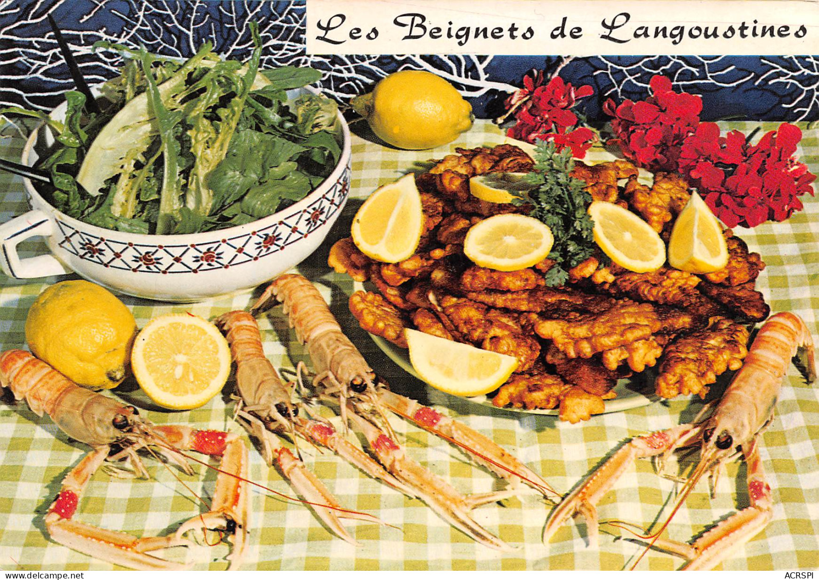 Recette Beignets De LANGOUSTINES EMILIE BERNARD   N° 14 \MK3029 - Recettes (cuisine)