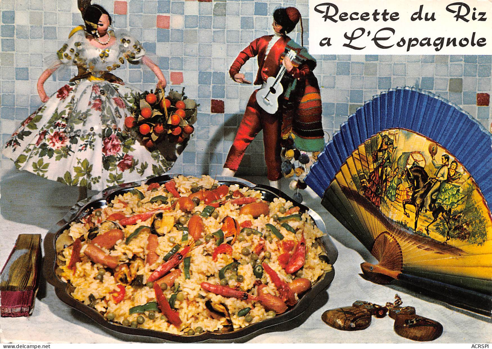 Recette  Le Riz à L'espagnole Par Emilie Bernard  N° 19 \MK3029 - Recettes (cuisine)