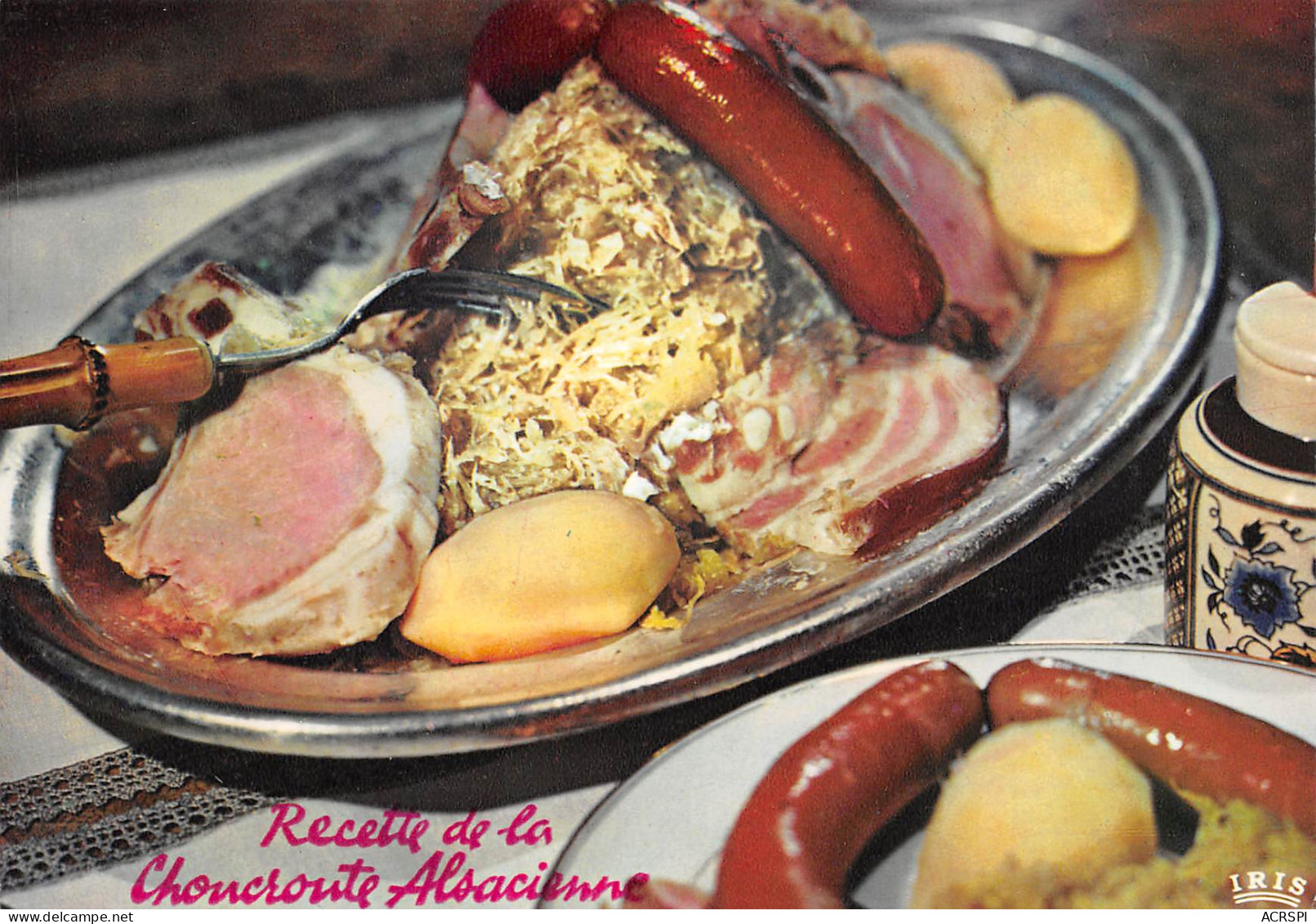 Recette Choucroute Alsacienne Geispolsheim   N° 25 \MK3029 - Recipes (cooking)