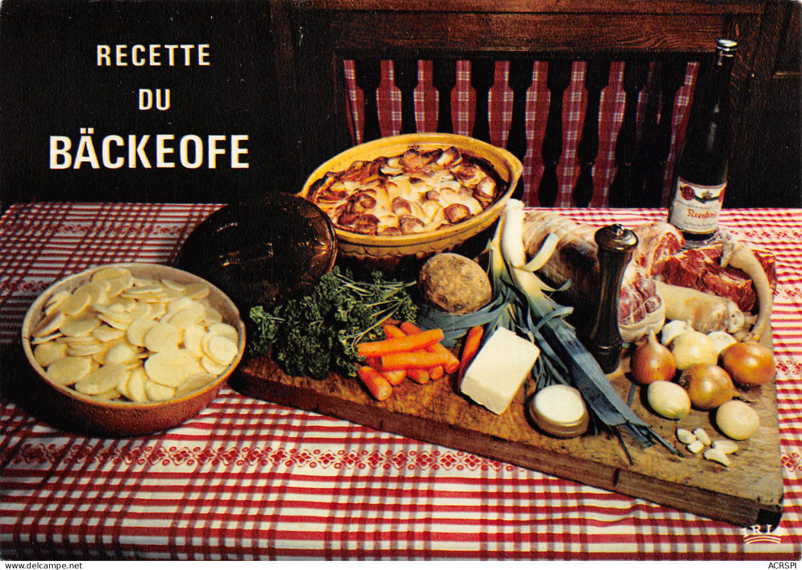 Recette BACKEOFE Geispolsheim   N° 27 \MK3029 - Recetas De Cocina