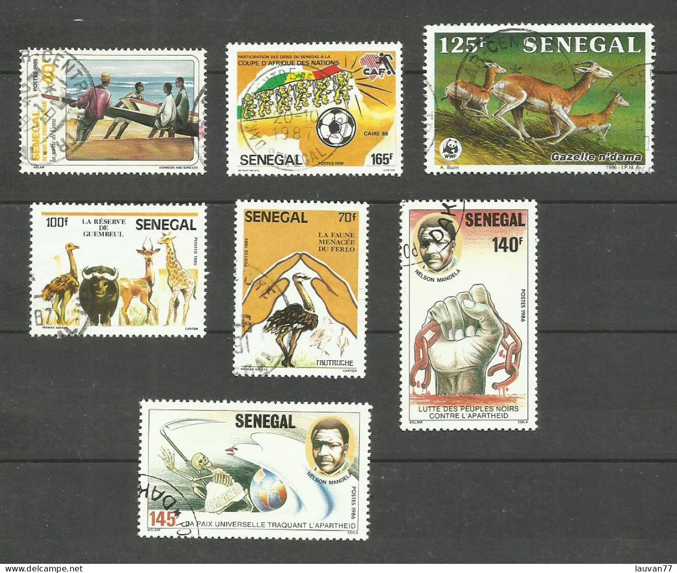 SENEGAL N°643, 651, 664, 678, 695, 705, 706 Cote 5€ - Oblitérés