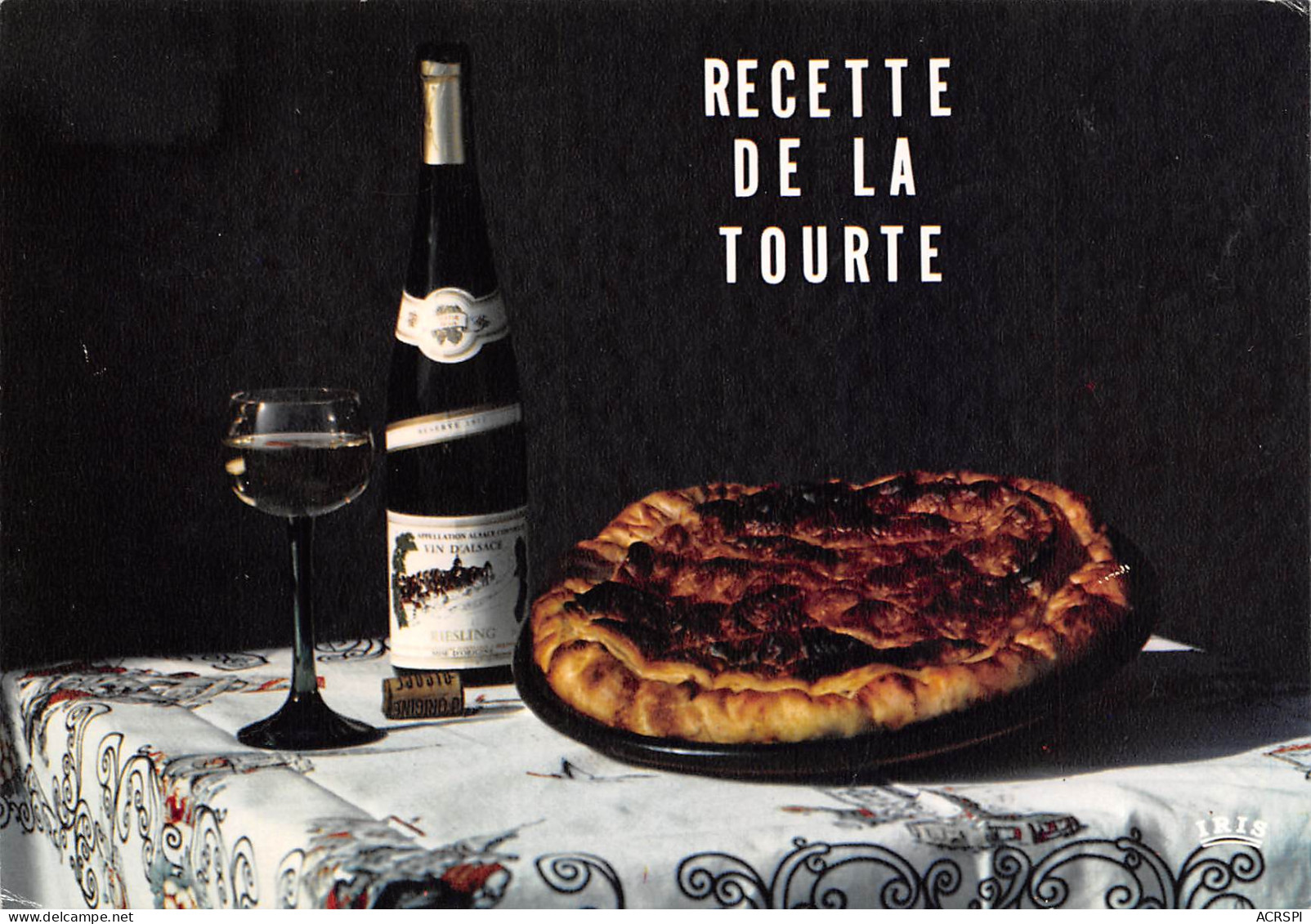Recette De La TOURTE De La Vallée De Munster TURT  N° 42 \MK3029 - Recetas De Cocina