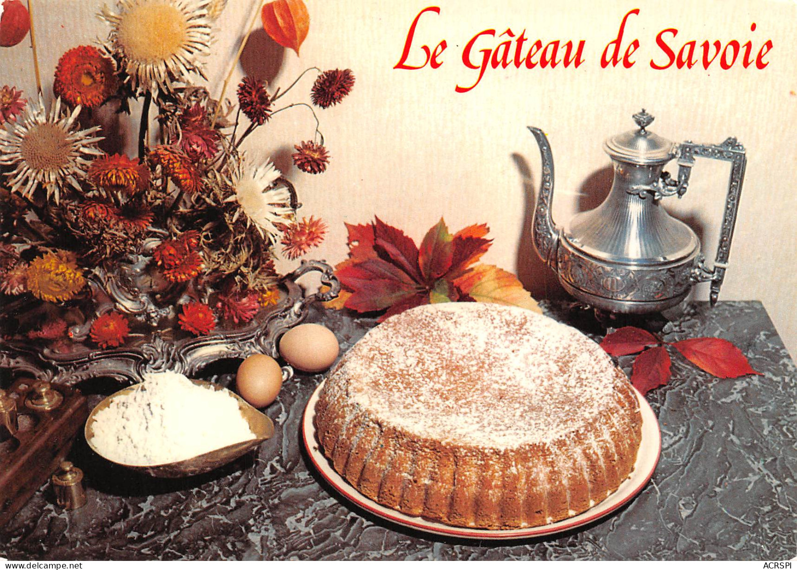 Recette Gateau De Savoie Chambéry N° 72 \MK3029 - Küchenrezepte